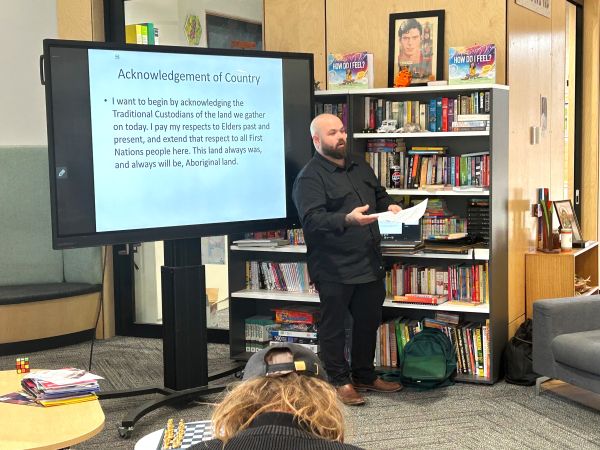 During the Presentation.